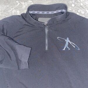 Nike Men's Black Baseball Swing Man Pullover Jacket Size S 1/4 zip